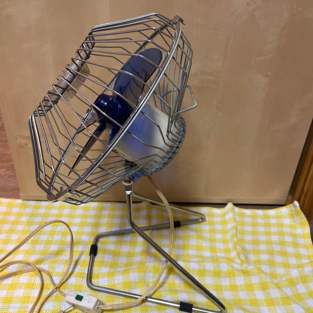 ロンドル扇風機 4枚 羽 昭和レトロ コンパクト 動作確認済 — image 3