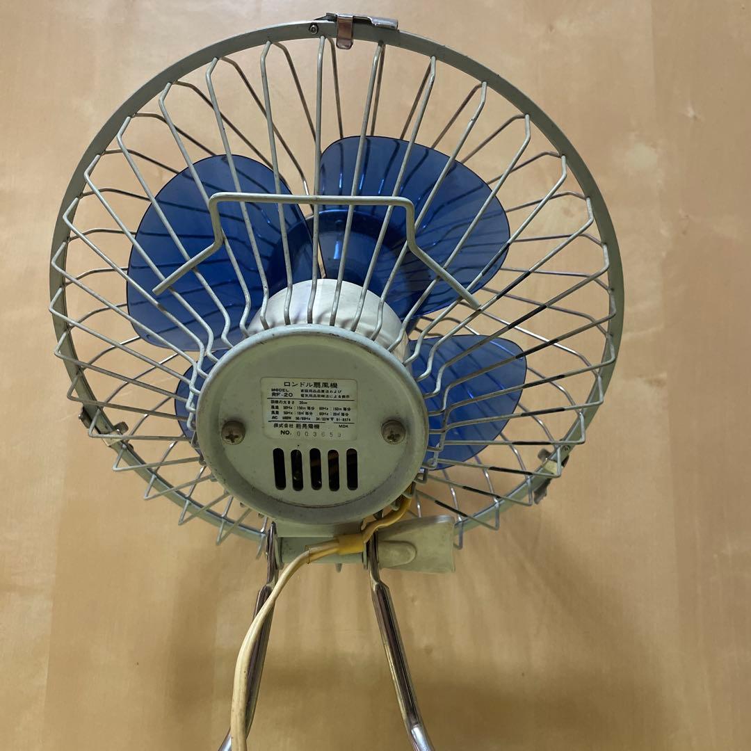 ロンドル扇風機 4枚 羽 昭和レトロ コンパクト 動作確認済 — image 4