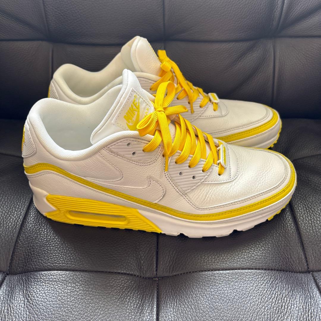 NIKE AIR MAX 90 UNDEFEATED ホワイト イエロー　限定 — image 2