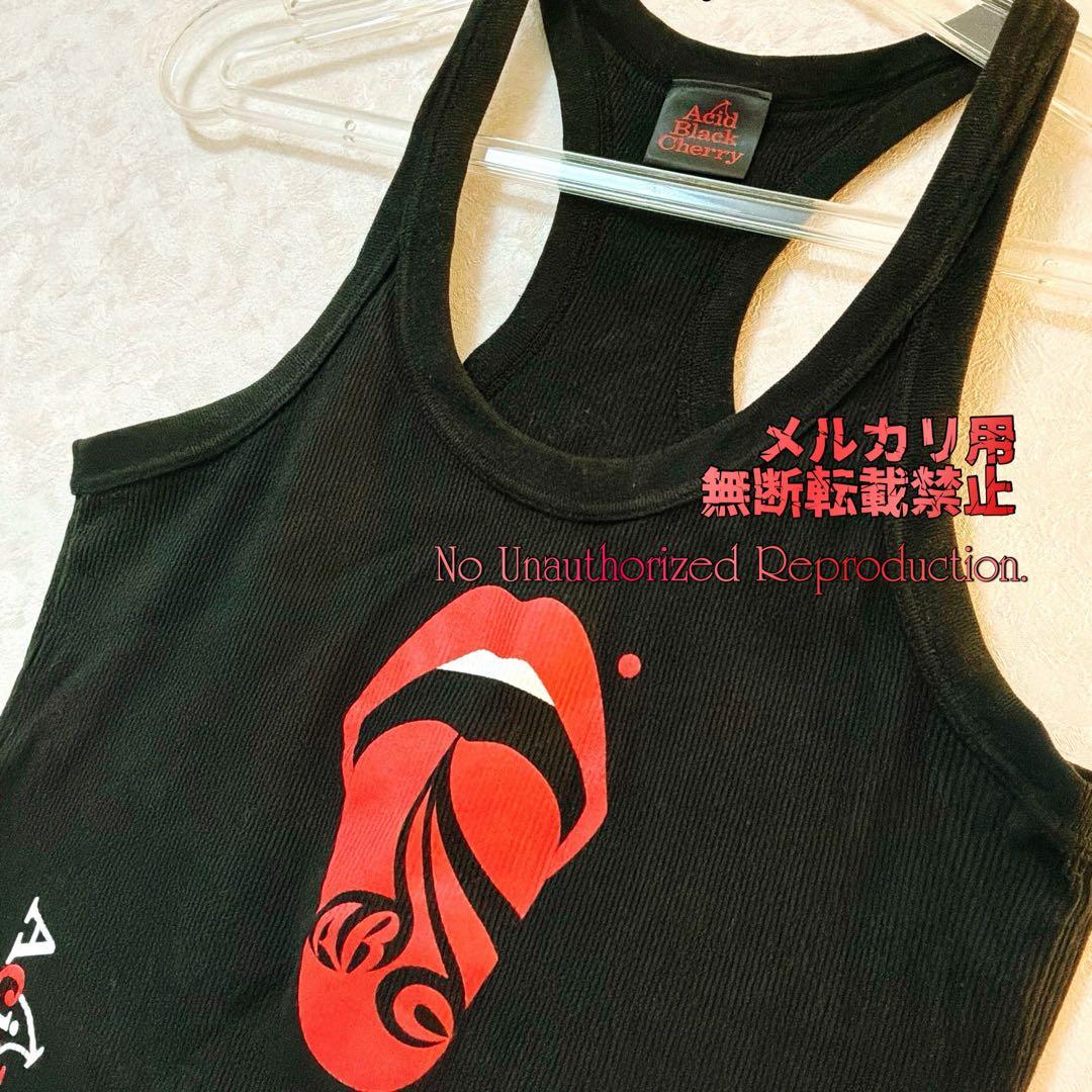 稀少 「Acid Black Cherry free live」タンクトップ① — image 2