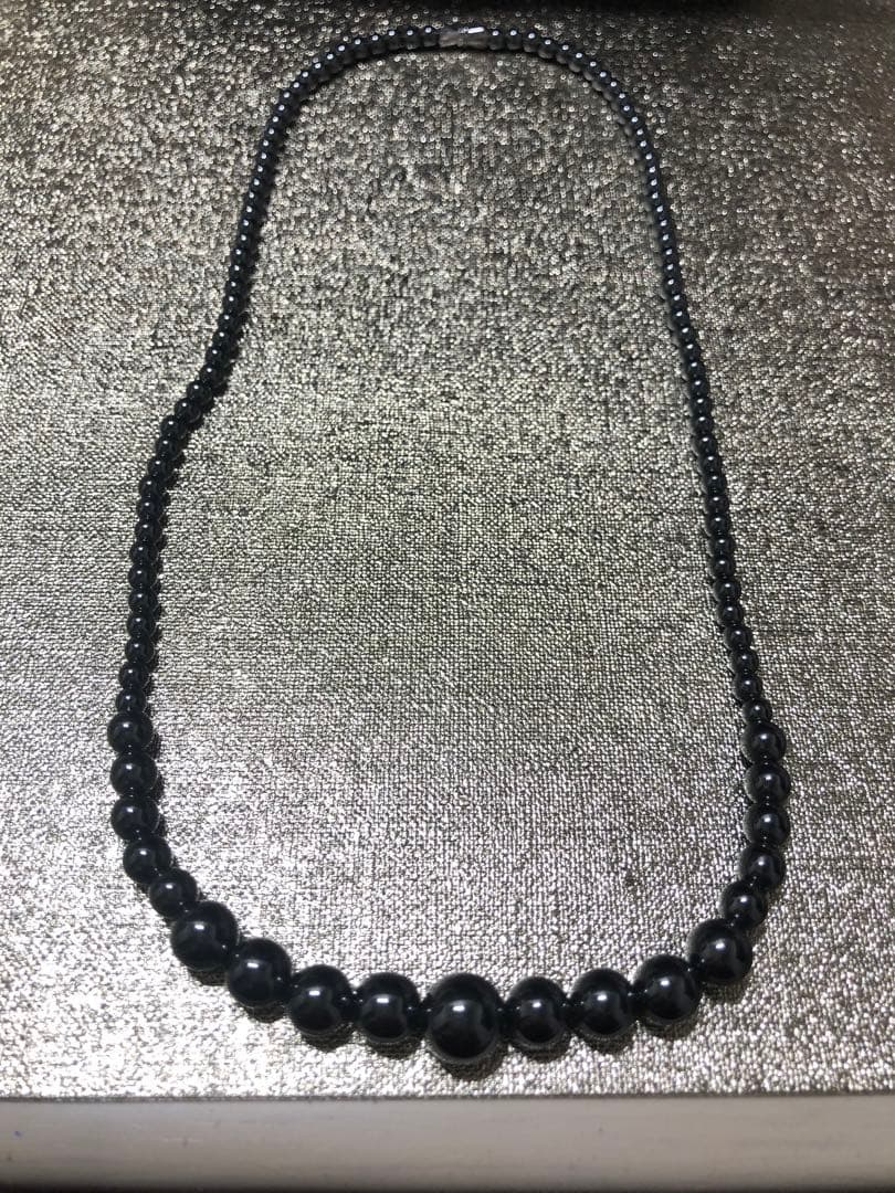 36.大特価❗️天然石❗️ヘマタイトネックレス❗️50cm❗️ — image 2