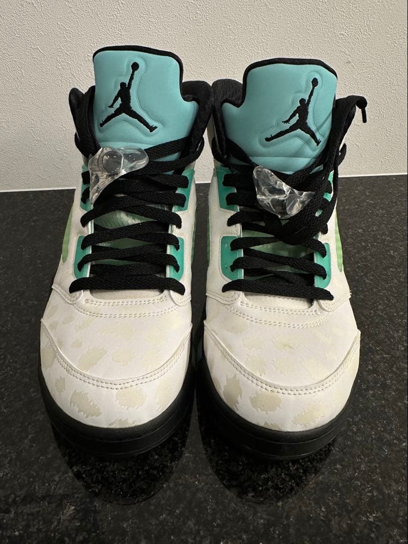 NIKE Air Jordan 5 Retro White/Green — image 4