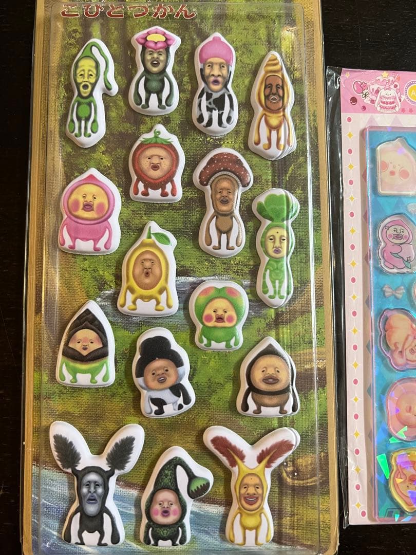 こびとづかん　アクリルシール　キラキラ　ホログラム　もちもち　マシュマロ — image 2