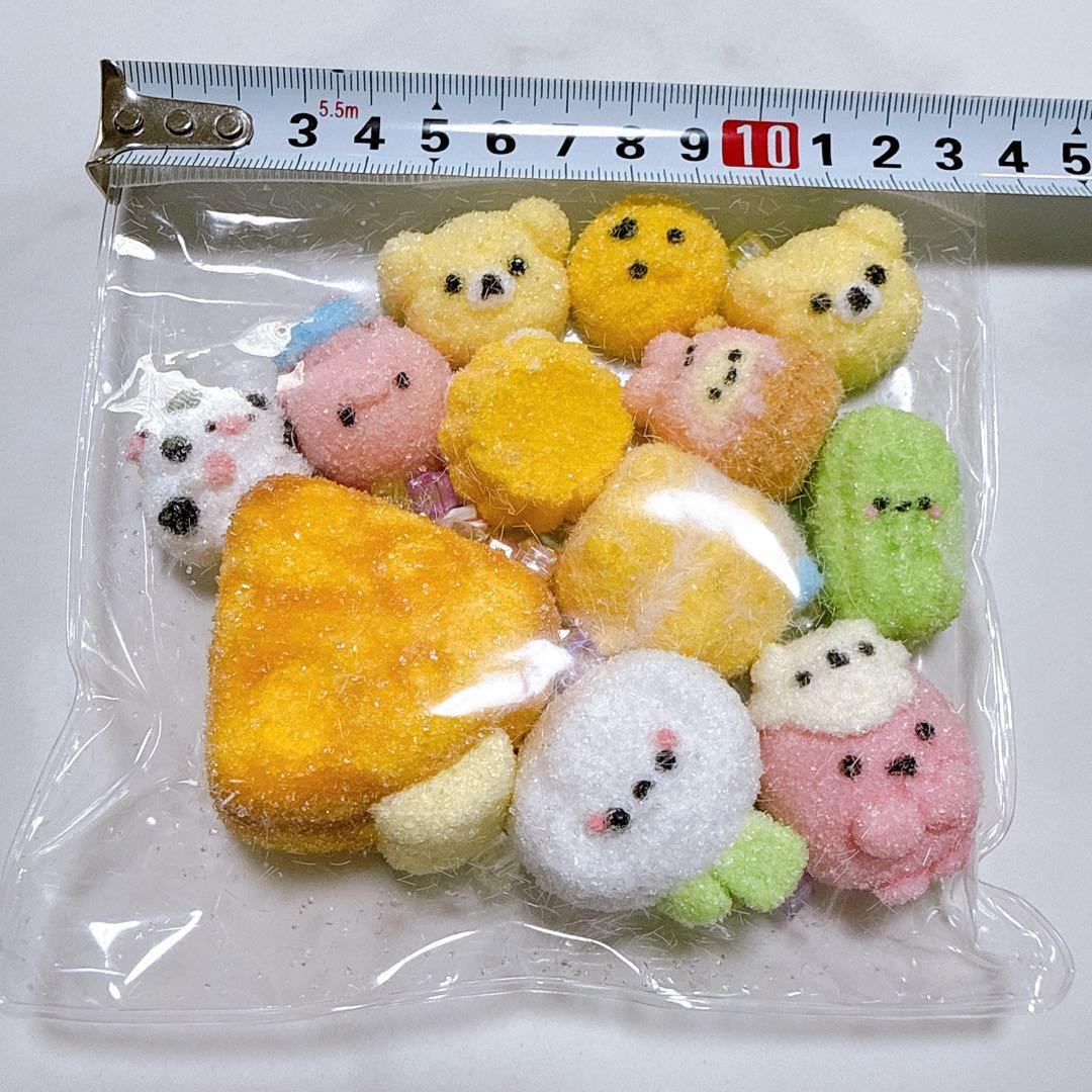 スクイーズ 集合体 動物 食べ物 リラックマ 粉付き しゃりしゃり kiki — image 2