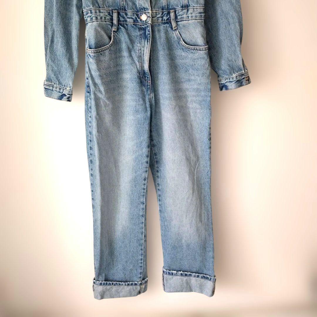 ZARA　ザラ　デニム　オールインワン　オーバーオール　S — image 3