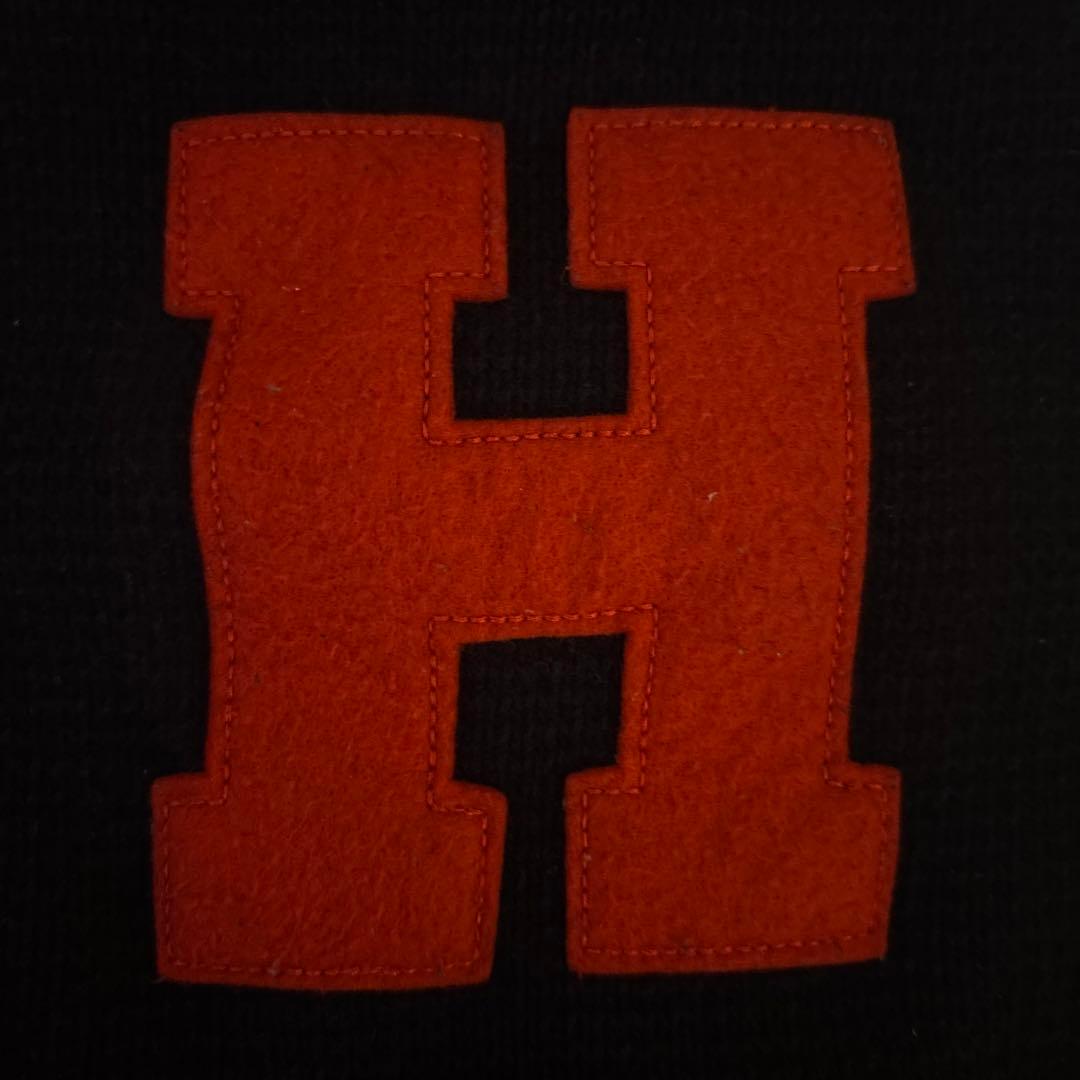 TOMMY HILFIGER ブラックニット L H刺繍 — image 3