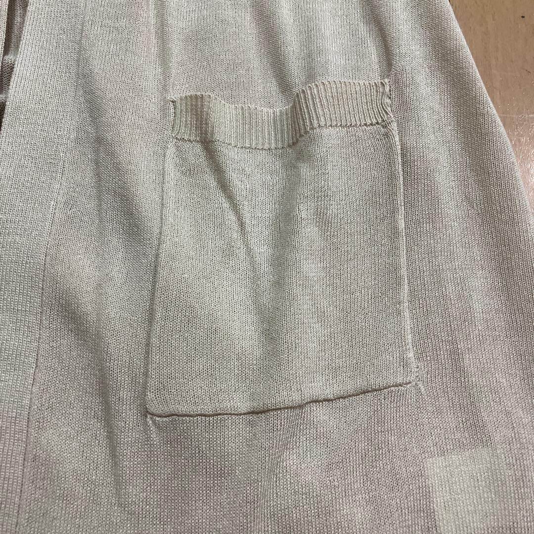 新品　未使用　cinema club 七分袖　カーディガン　レディース　LL — image 2