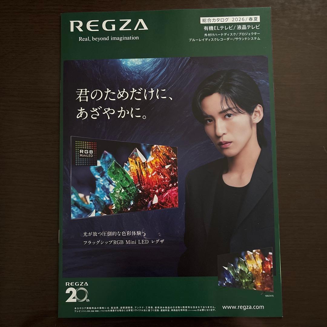 SnowMan目黒蓮さんREGZA カタログ8点＋キャンペーンチラシ1枚　計9点 — image 2