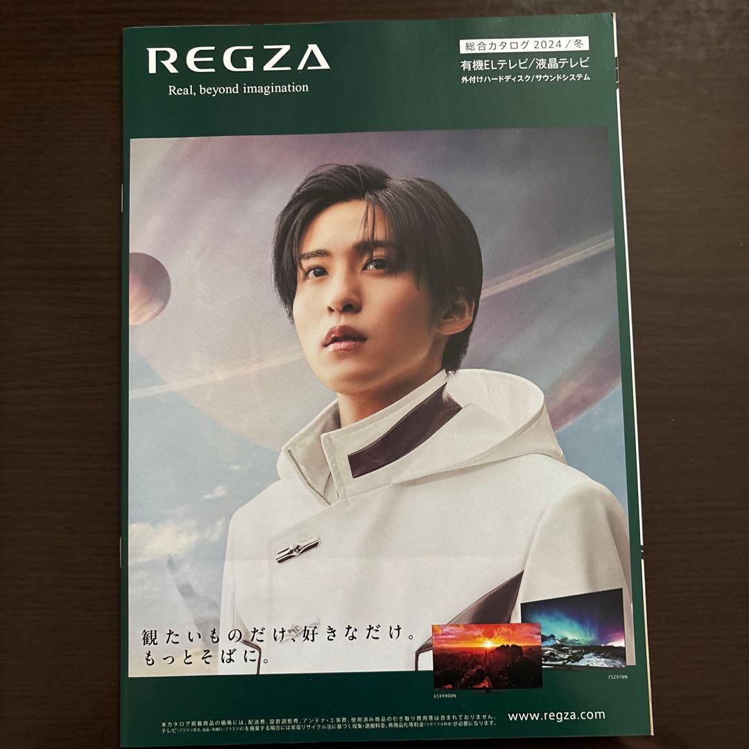 SnowMan目黒蓮さんREGZA カタログ8点＋キャンペーンチラシ1枚　計9点 — image 3