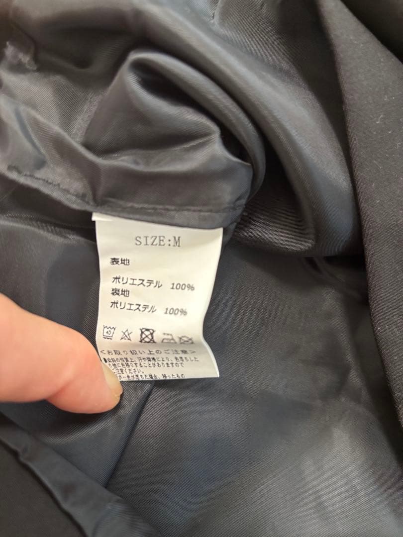 黒 ショートパンツ ウエストファスナー付き — image 5