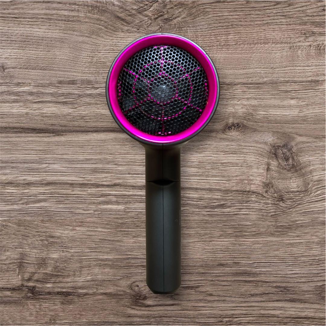 【中古美品】速乾機能付ヘアドライヤー RCY-7004 グレー/ピンク — image 3
