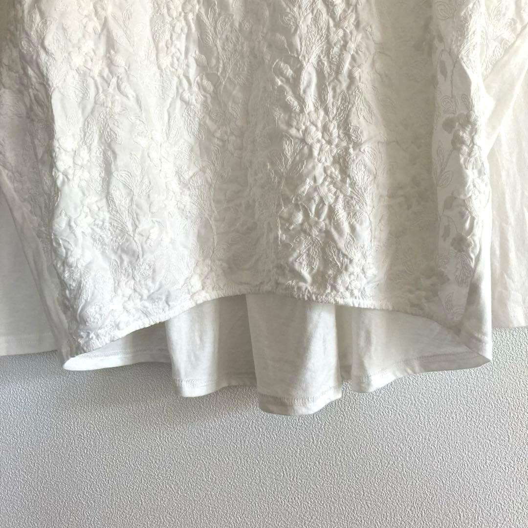 BEARDSLEY 長袖 刺繍　ホワイト　Lビアズリー　人気　定番 — image 5