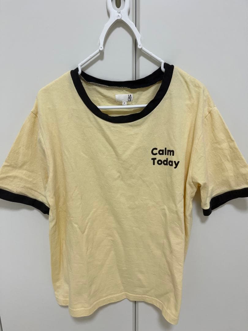 LAKOLE リンガーロゴTEE イエロー FREEサイズ — image 3
