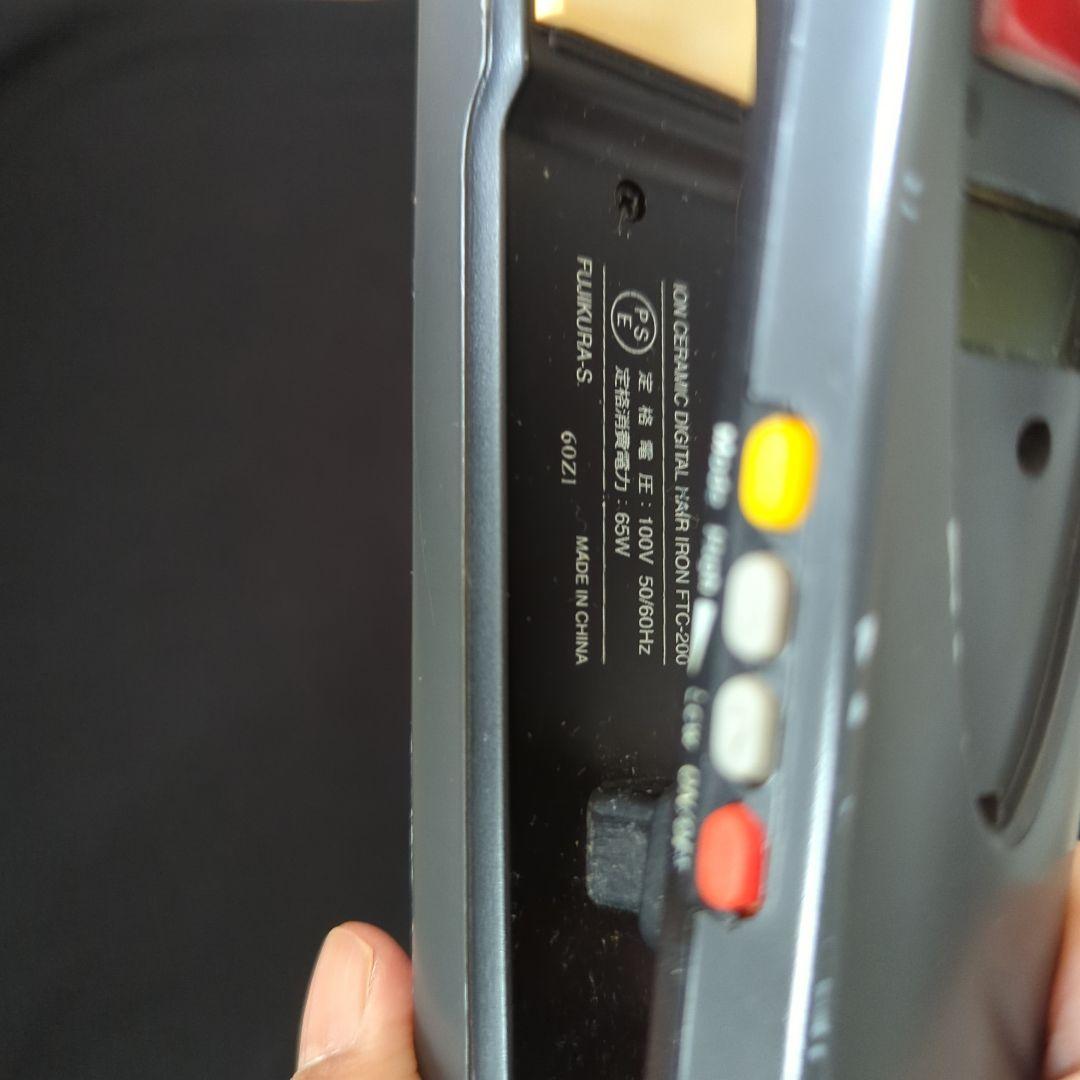 ION CERAMIC DIGITAL HAIR IRON FTC-200 — image 3
