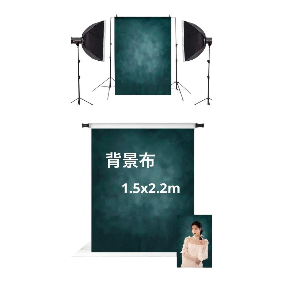 背景布 ダークグリーン 深緑 撮影用 背景シート 150x220cm — image 5