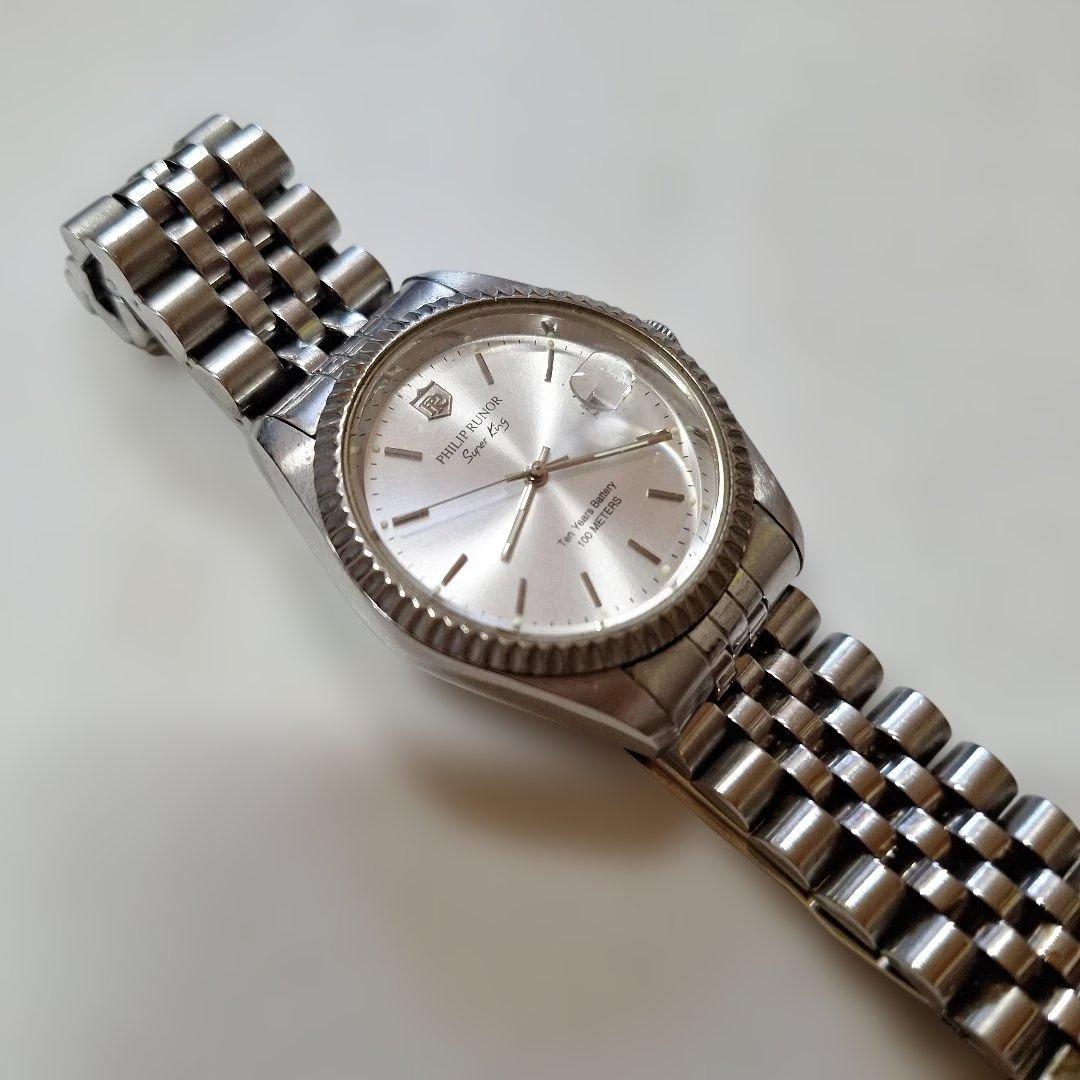 PHILIP RUNOR Super King 腕時計 本体　ジャンク品 — image 3