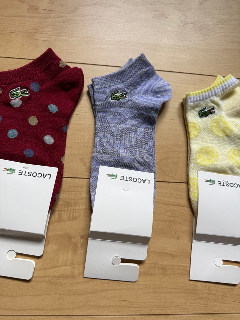LACOSTE ソックス 4足セット 22~24cm 一着限リ — image 3