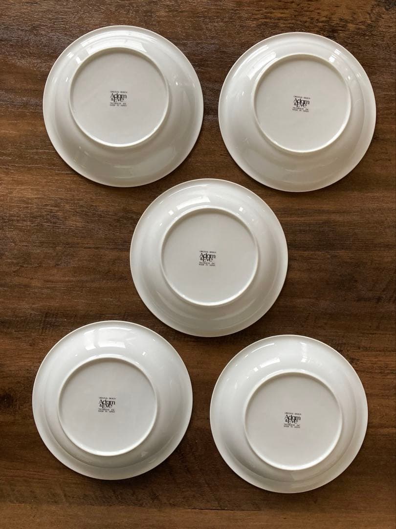 たち吉　アダム＆イヴ　５枚セット　カレー皿　スープ皿 — image 4