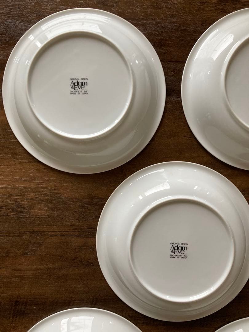 たち吉　アダム＆イヴ　５枚セット　カレー皿　スープ皿 — image 5