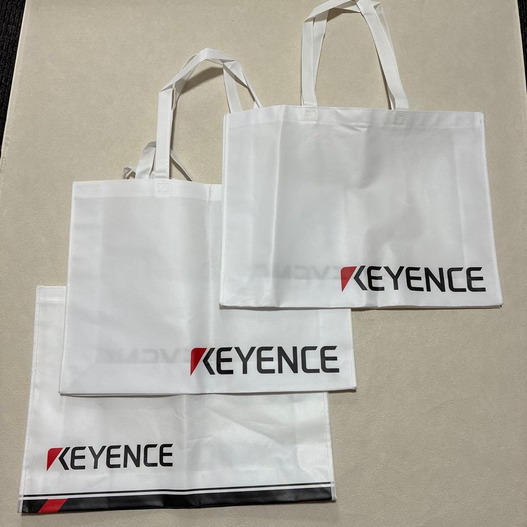 ⭐️KEYENCE　キーエンス　ショッパー　企業ノベルティ4枚セット　白 — image 4