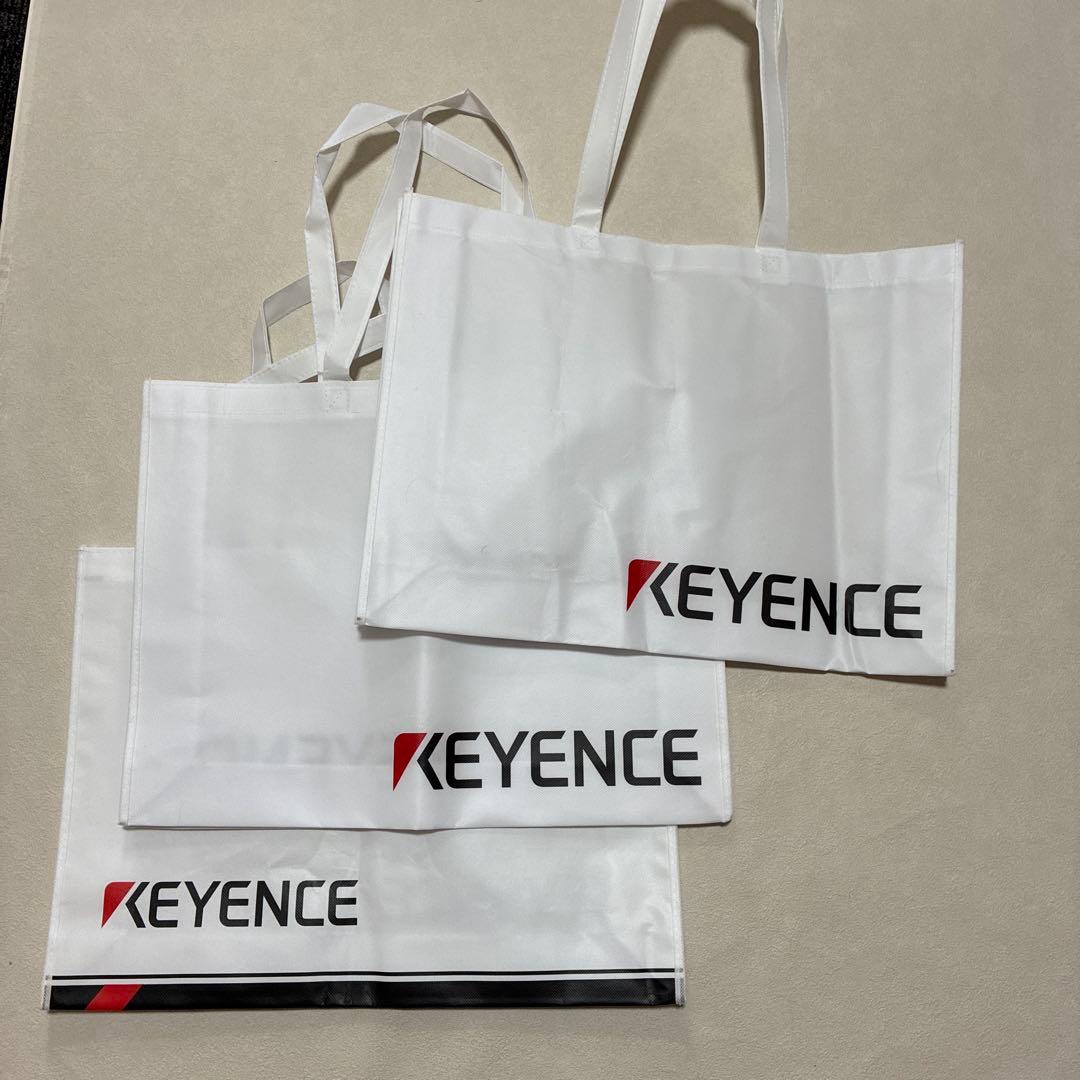 ⭐️KEYENCE　キーエンス　ショッパー　企業ノベルティ4枚セット　白 — image 5