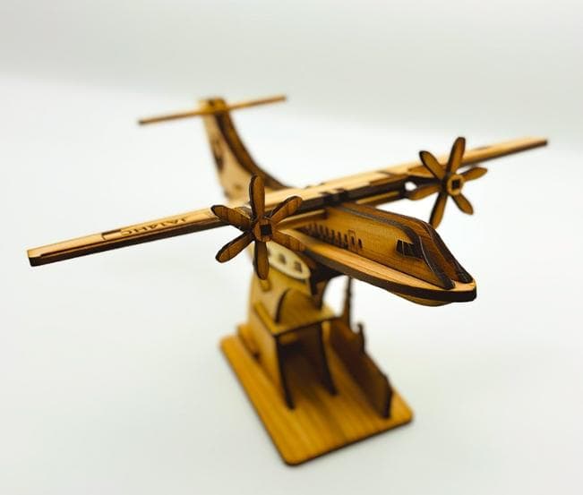 【レア新品】北海道エアシステム 木製モデルプレーン 【匿名】 — image 3
