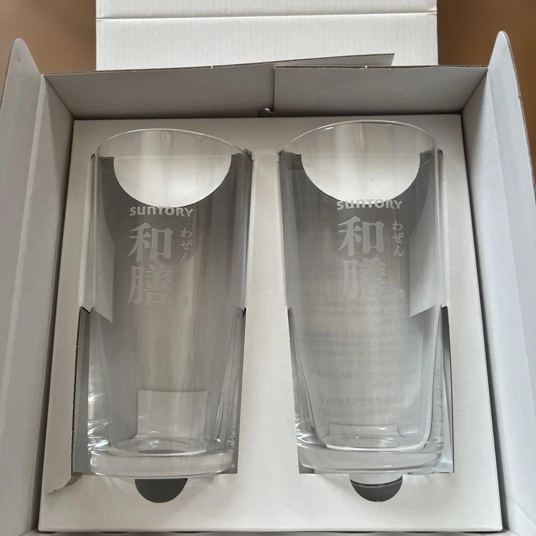 SUNTORY 和膳 オリジナルペアグラス 2個セット — image 2