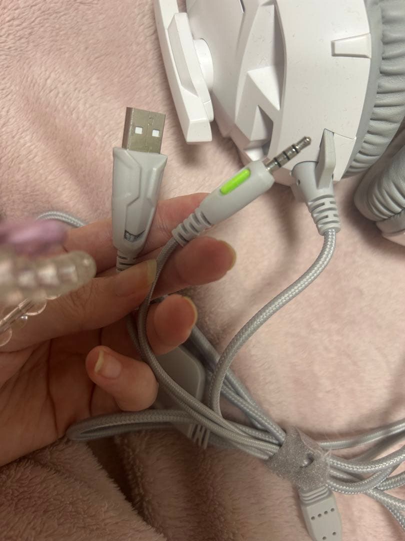 RUN MUS ゲーミングヘッドセット ホワイト 本体 — image 2