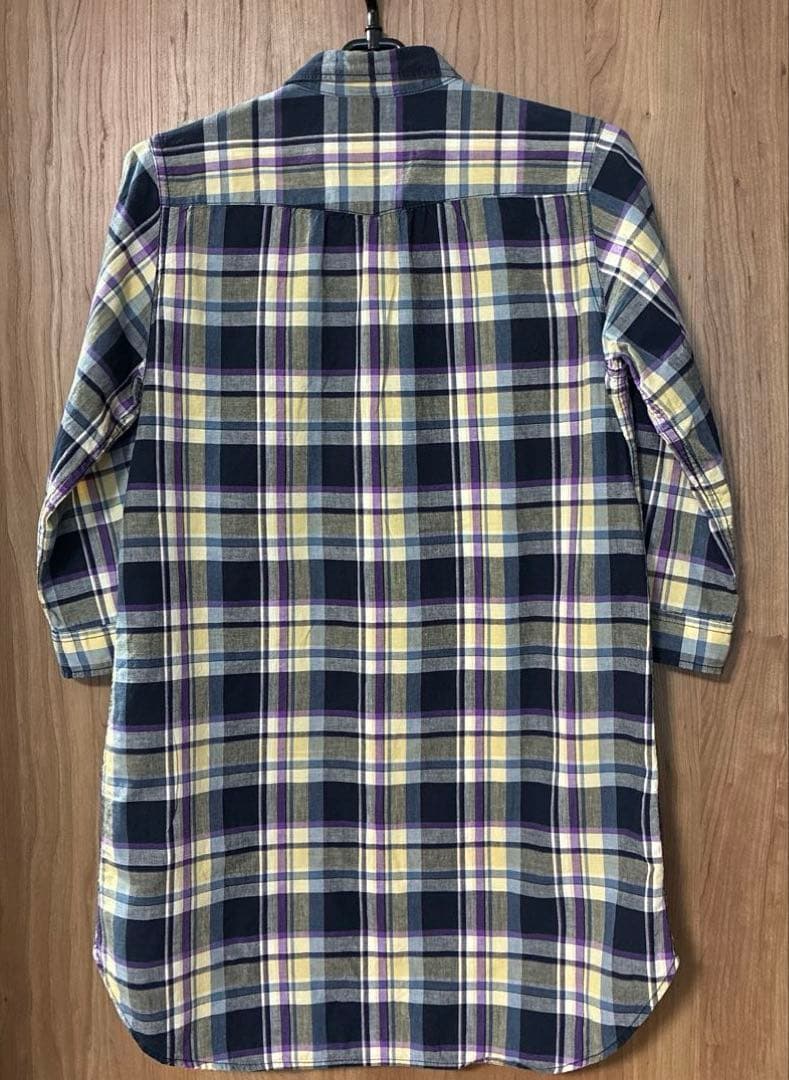 AIGLE チェック柄 シャツワンピース — image 2
