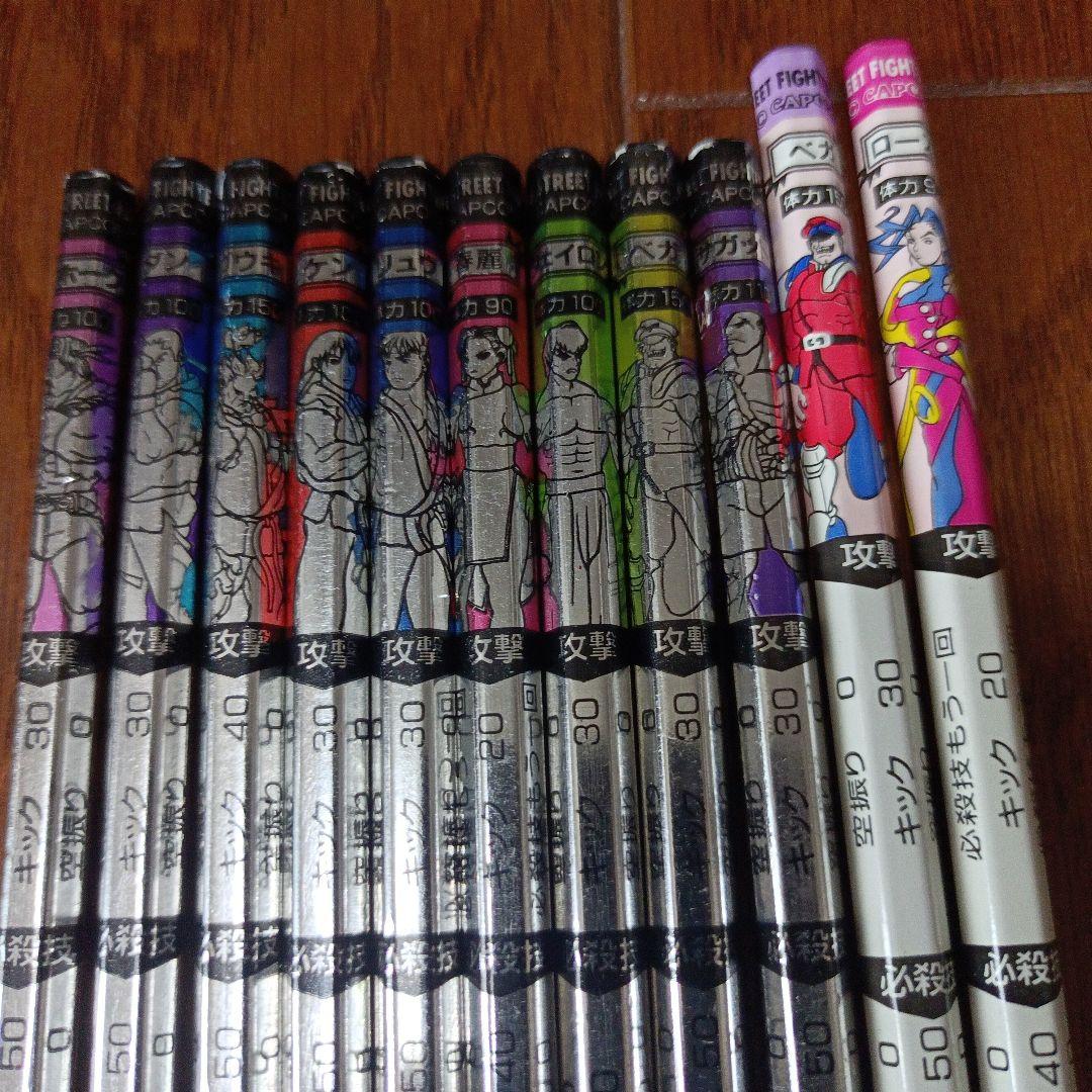 ストリートファイター　カプコン　ゲーム鉛筆　11本セット — image 2