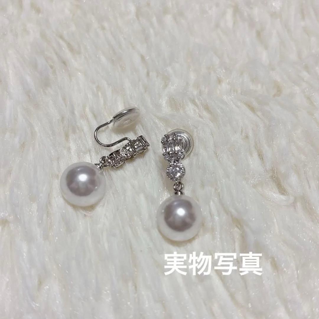 パール　イヤリング フォーマル 結婚式 韓国 卒園 入学式　上品　大粒パール — image 5