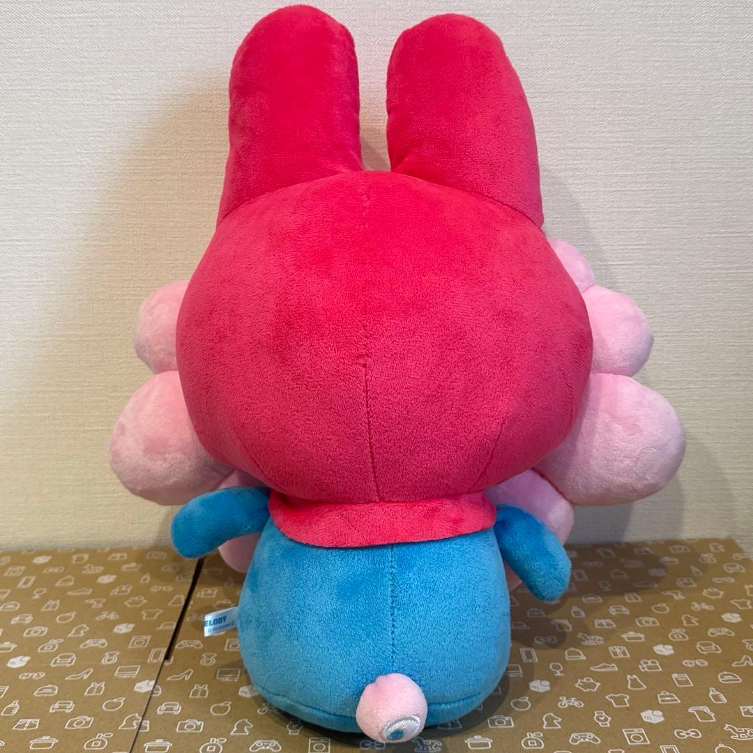 万博　サンリオ　なりきりミャクミャク　ぬいぐるみ　Lサイズ　マイメロディ — image 2