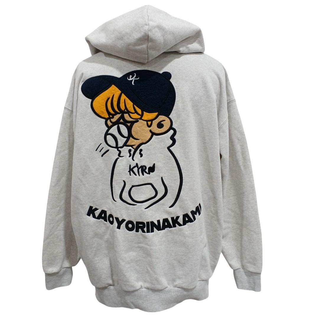 KAO YORI NAKAMI カオヨリナカミ プルオーバー パーカー M — image 3