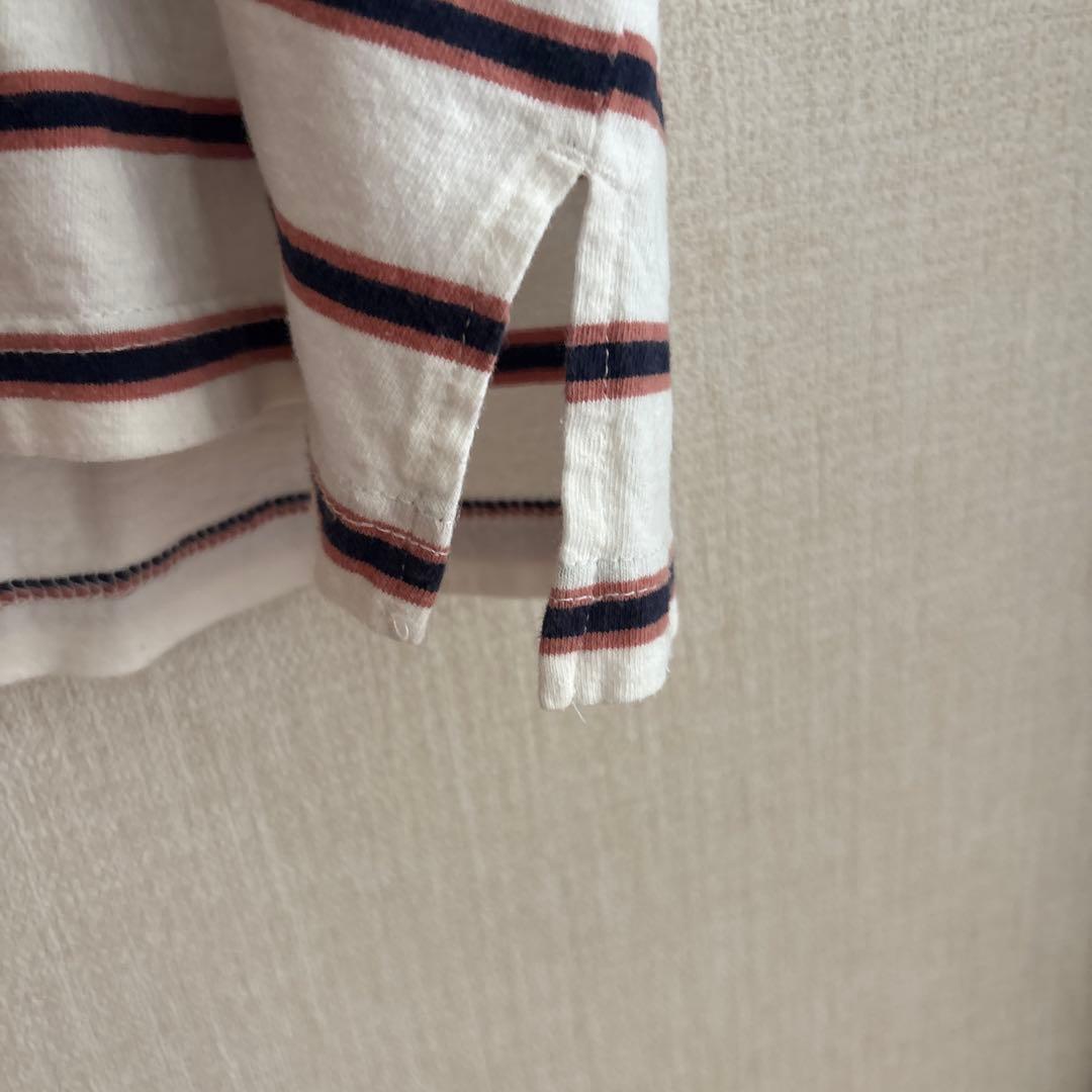 KANGOL ボーダーTシャツ 半袖 刺繍ロゴ — image 3
