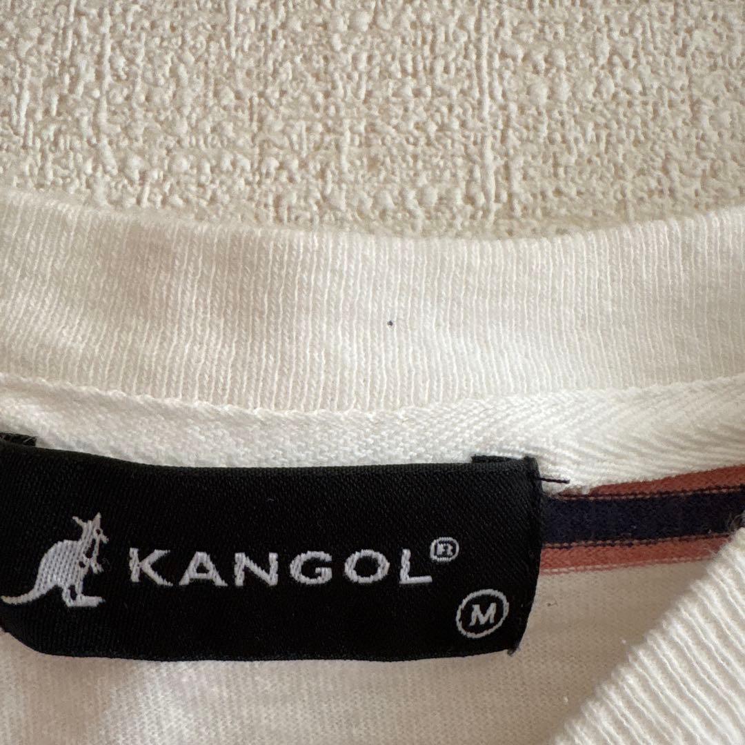 KANGOL ボーダーTシャツ 半袖 刺繍ロゴ — image 4