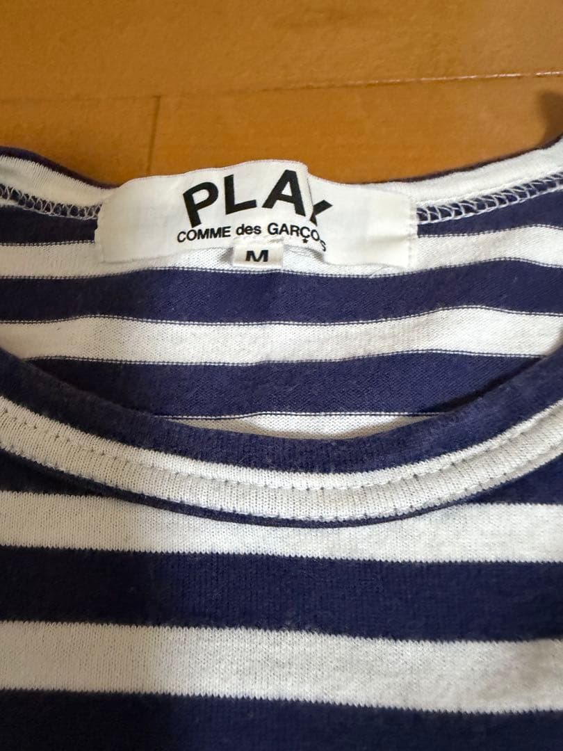 PLAY COMME des GARCONS ボーダー長袖Tシャツ M — image 3