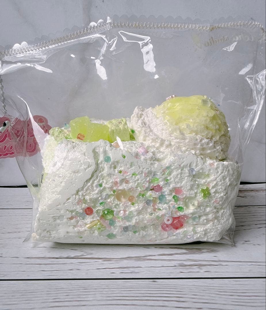 Achastudio アイストースト緑 とろとろクリーム クリア袋 — image 2