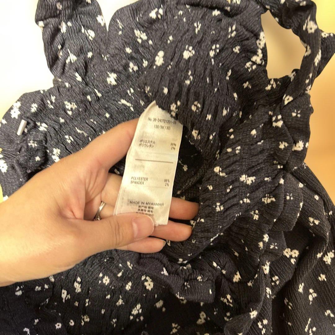 最終値下げ★【美品⭐️coca 夏にオススメ⭐︎】キッズ オーバーオール 花柄130 — image 4