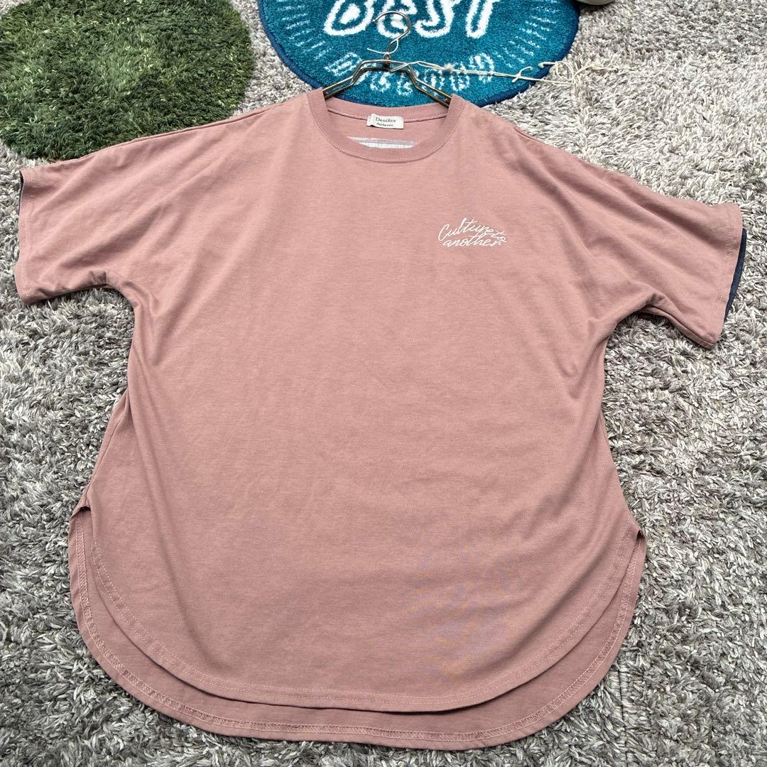 後ろオルテガ切り替えＴシャツ — image 4