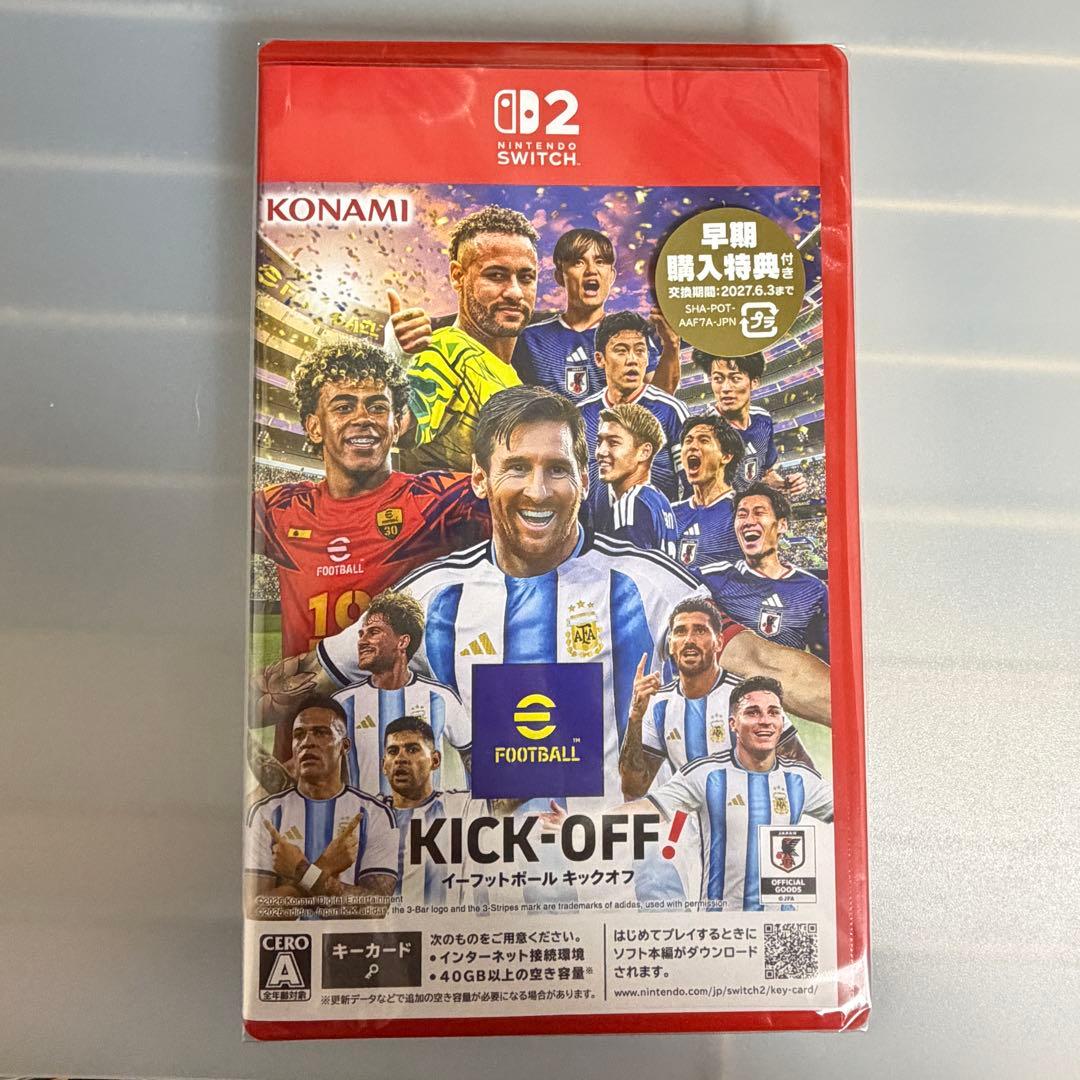【新品・未開封】eFootball KICK OFF Switch2 早期特典 — image 2