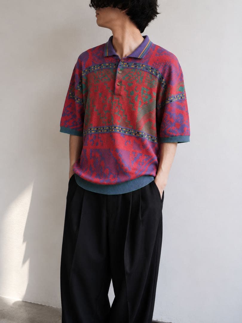 Modigliani ニットポロシャツ イタリア製 Mサイズ — image 2