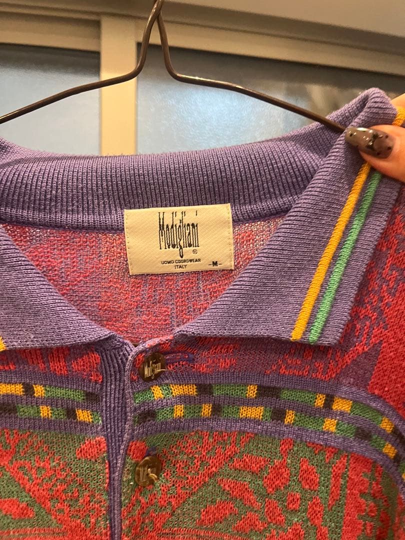 Modigliani ニットポロシャツ イタリア製 Mサイズ — image 3
