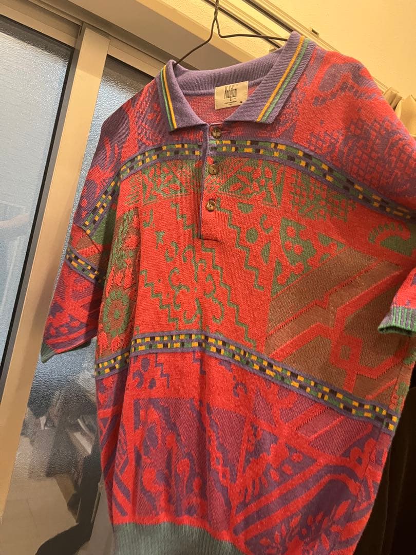 Modigliani ニットポロシャツ イタリア製 Mサイズ — image 4