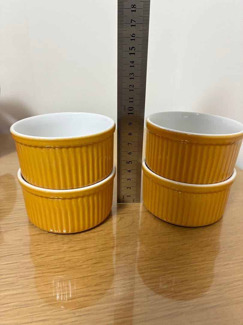【4個セット】 エミールアンリ ココット 黄色 Emile Henry フランス — image 3