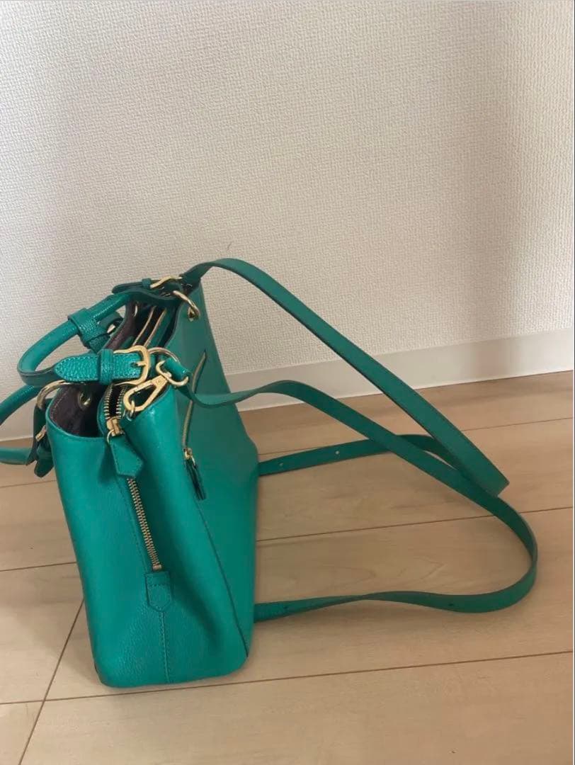 Samantha Thavasa 3way グリーン ハンドバッグ — image 4