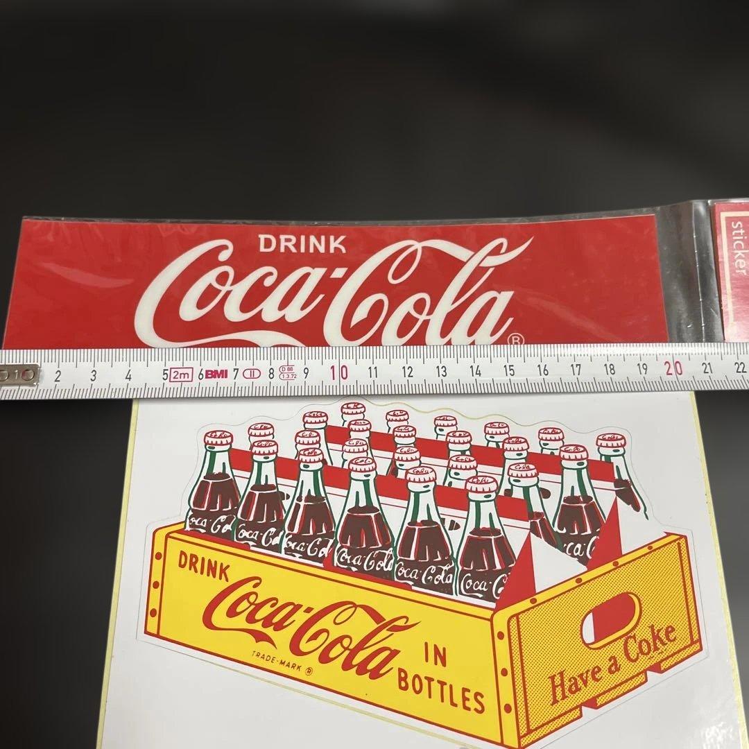 ビンテージ　当時物　昭和レトロ　コカコーラ　ステッカー — image 2