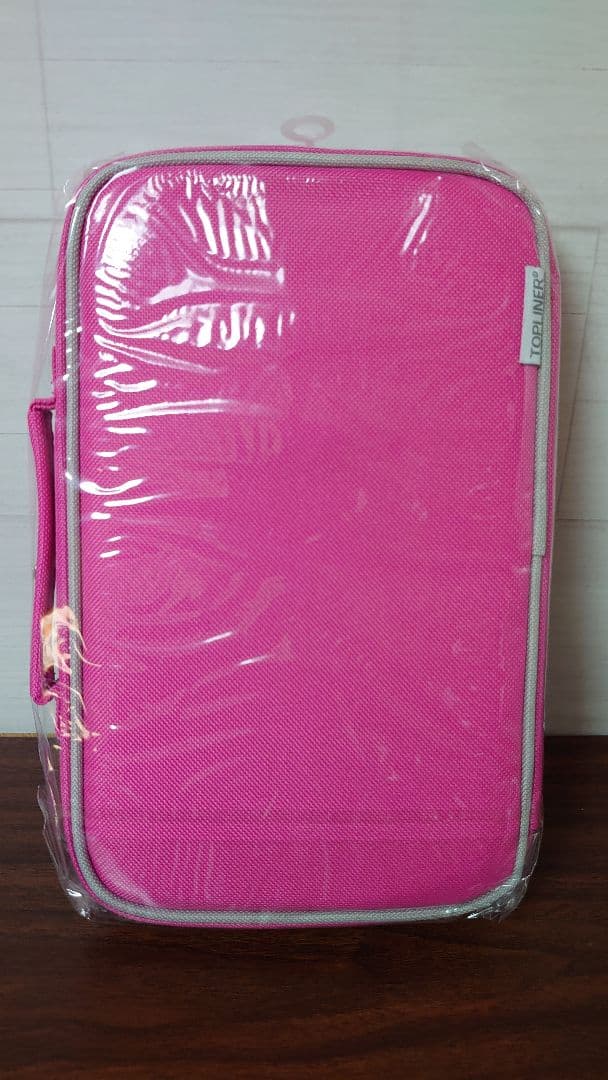 新品　レイメイ藤井 大容量ペンケース　TOPLINER トップライナー ピンク — image 2