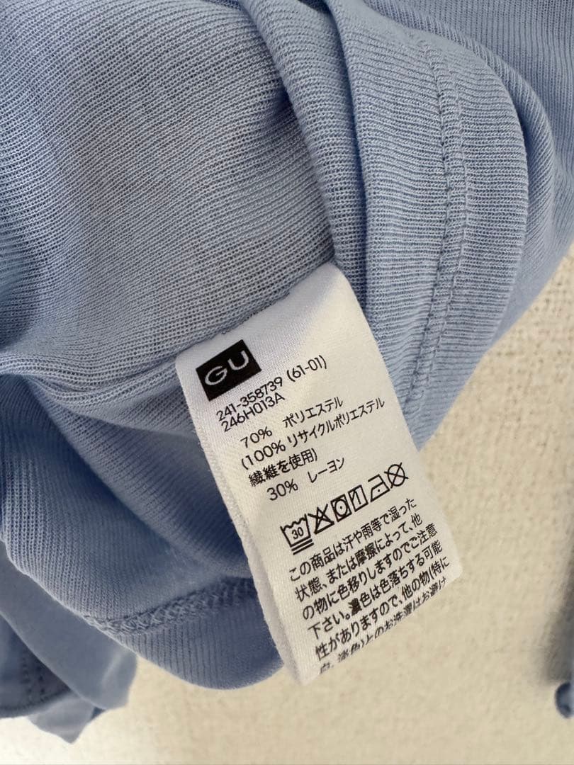 ソフトシアークルーネックT(長袖) 62BLUE Sサイズ — image 2