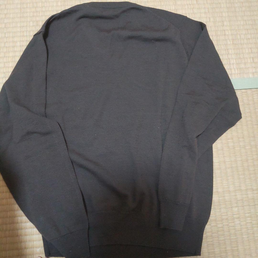 DOMON ウール100% ダークブラウン ニット M — image 4