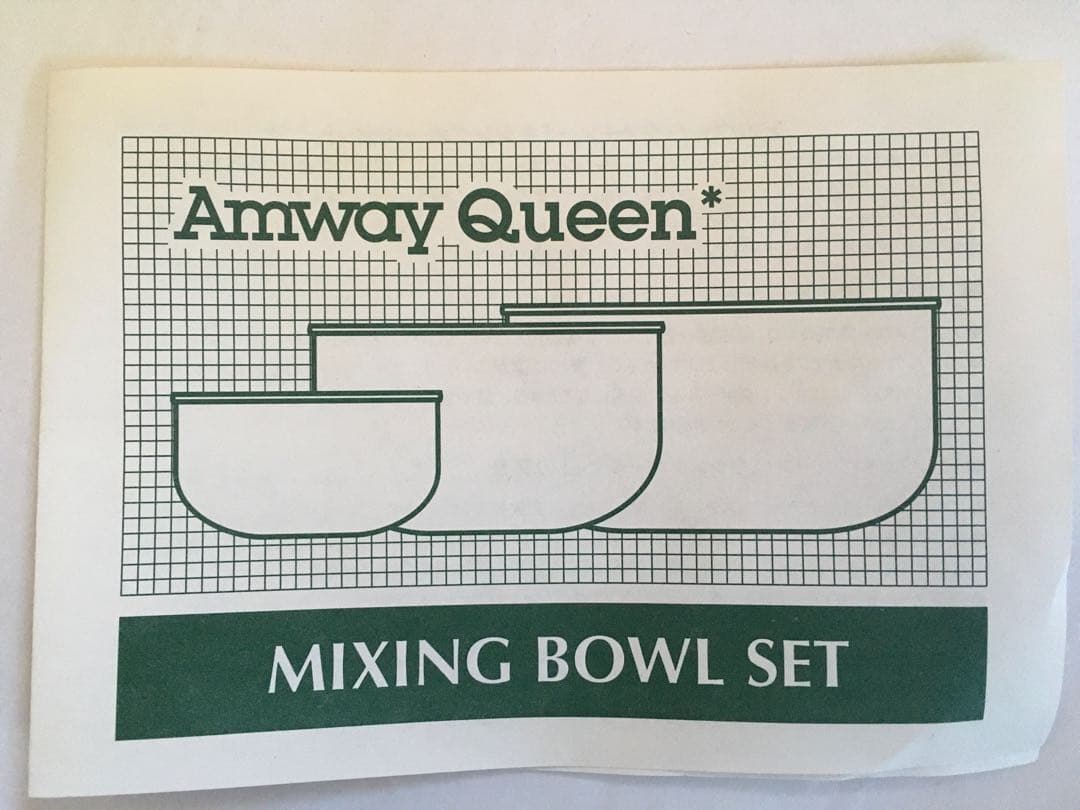 Amway Queen ミキシングボウル セット — image 3